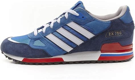 adidas zx 750 schuhe blau weiß rot|adidas originals zx 750 herren.